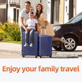 Vebreda Luggage Sets 3 Piece 20/24/28 in Suitcase Sets Hardside Luggage Set, Navy Blue
