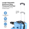 20" Children'S Ride - on Luggage with Safety Belt Matte Finish, Silent Wheels, Spacious Compartment for Ages 3 - 12 Travel Suitcase
