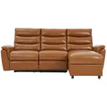 AECOJOY Power Reclining Sectional Sofa, PU Leather Sleep Sofa Bed with Storage Chaise
