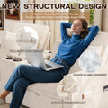 AECOJOY 75" Sleeper Chair, 3 in 1 Convertible Sleeper Sofa Bed, 2-Seater Pull Out Couch Bed