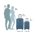 Protege 2 - Piece Hardside Rolling Luggage Set, Blue