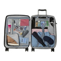 Ricardo Beverly Hills Kentfield Hardside 28" Expandable Checked Spinner Luggage, Silver Lilac