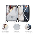 Protege 2 - Piece Hardside Rolling Luggage Set, Blue