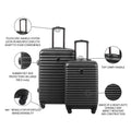 Protege 2 - Piece Hardside Rolling Luggage Set, Blue